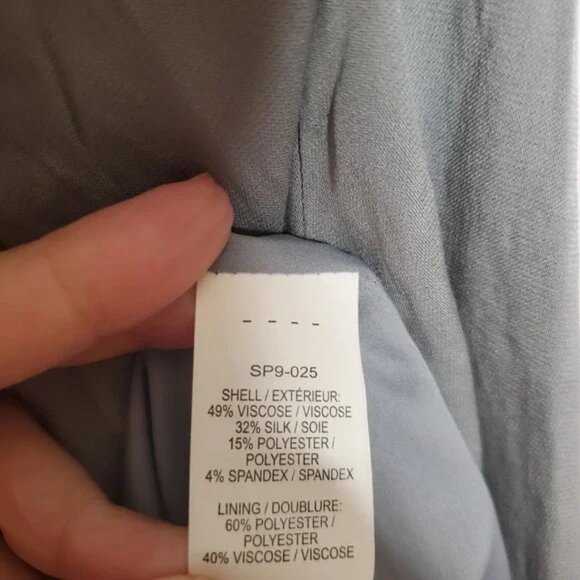 Self Portrait Bardot Lace Shouldered Maxi Dress Ice Grey Size 2 - Picture 6 of 12